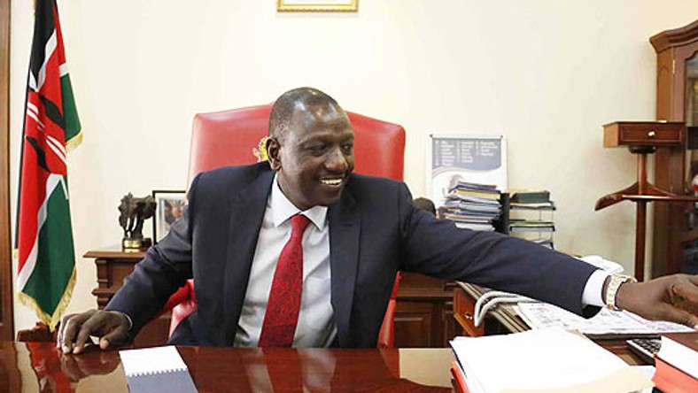 File image of DP Ruto at his office