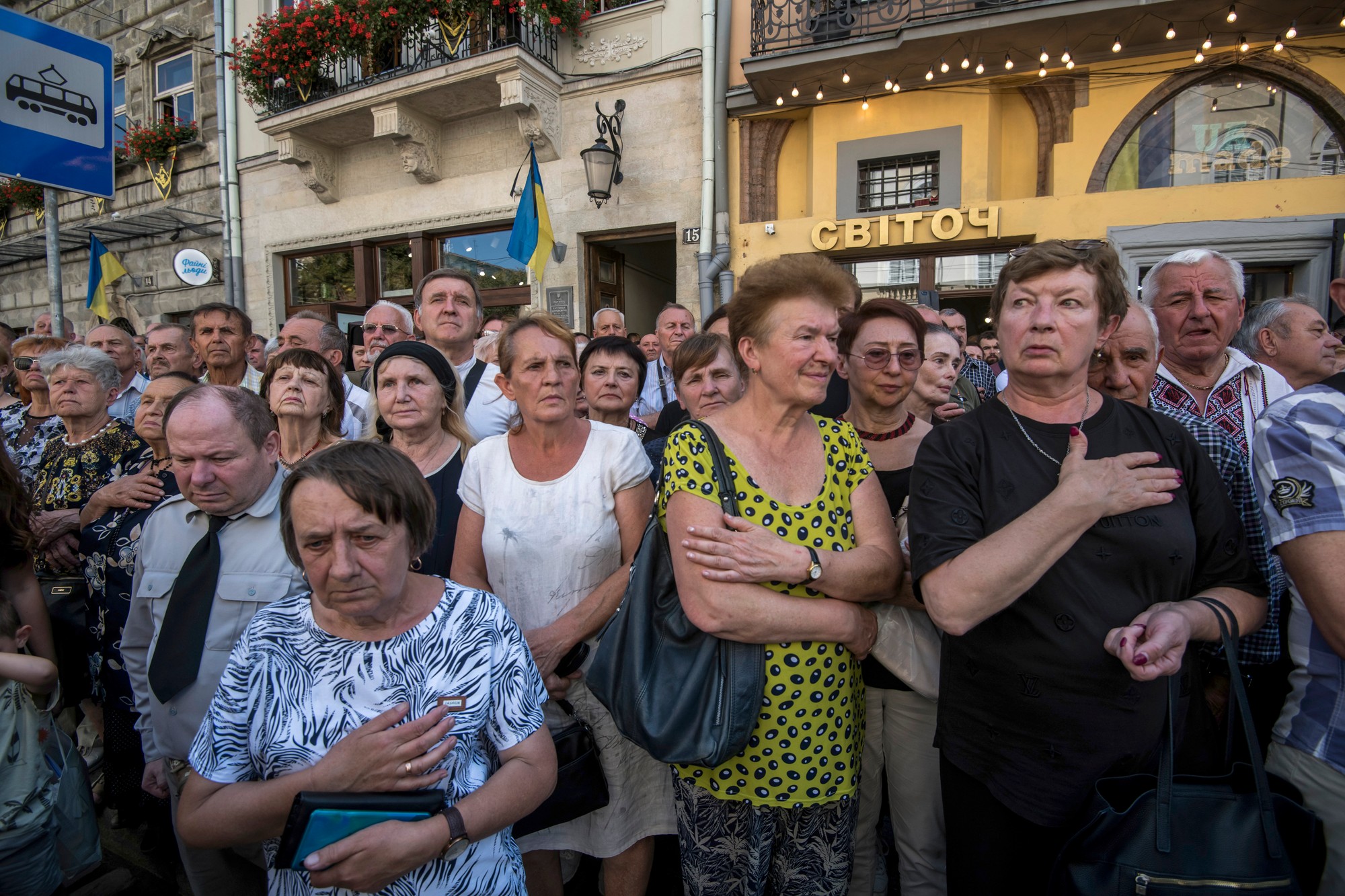 V Ľvove pochovali zavraždeného politika Andrija Parubija. 