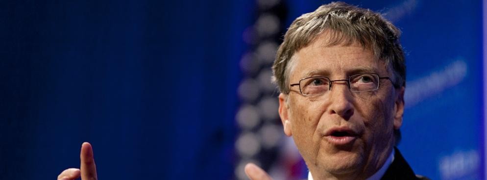 Bill Gates, prezes Microsoft Corporation. Microsoft uplasował się na osiemdziesiątym szóstym miejscu w rankingu najbardziej innowacyjnych firm magazynu Forbes.
