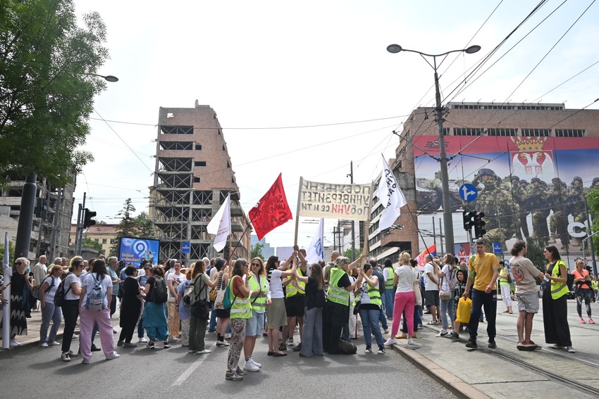 Protest univerziteti Kneza Miloša