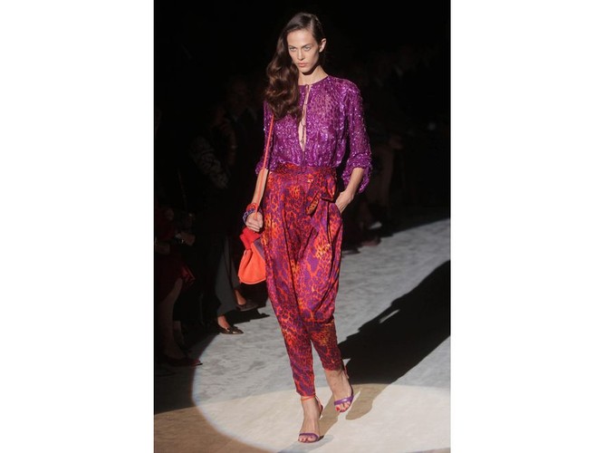 Pokaz kolekcji Feragamo na sezon wiosna-lato 2012 w ramach Tygodnia Mody w Mediolanie