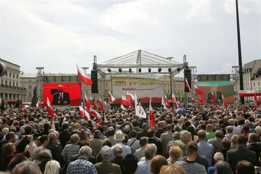 Wiec wyborczy Jarosława Kaczyńskiego