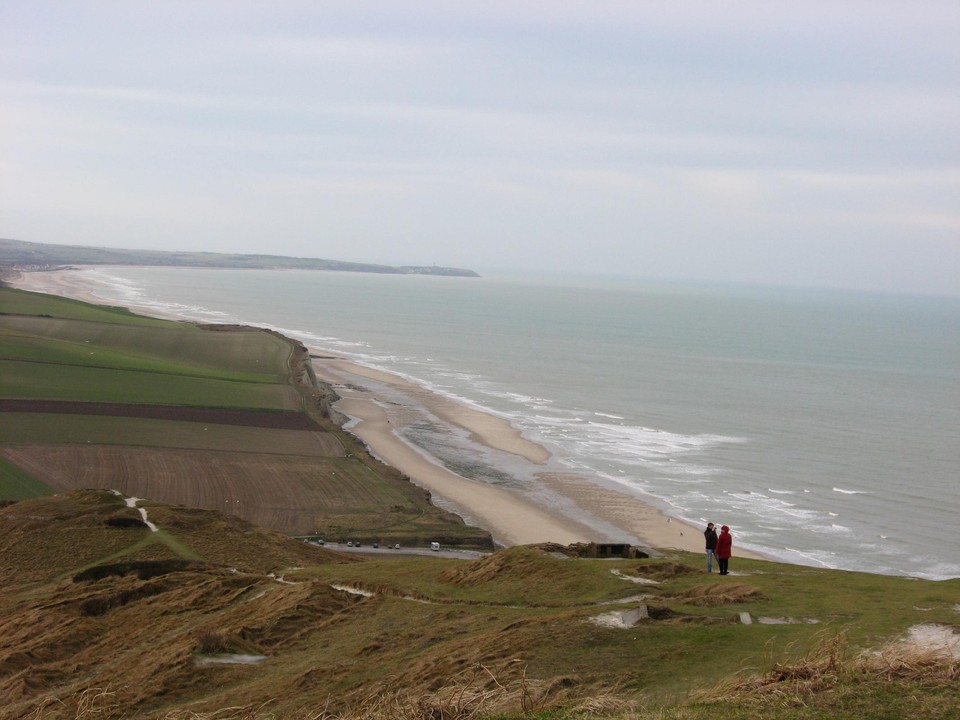 AP - Północne wybrzeże Francji, region Nord-Pas-de-Calais, na granicy Kanału La Manche i Morza Północnego, styczeń 2008