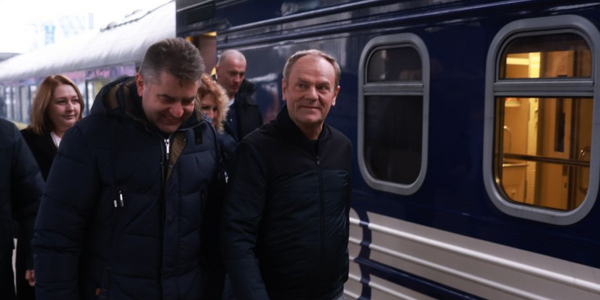 Premier Donald Tusk jest już w Kijowie