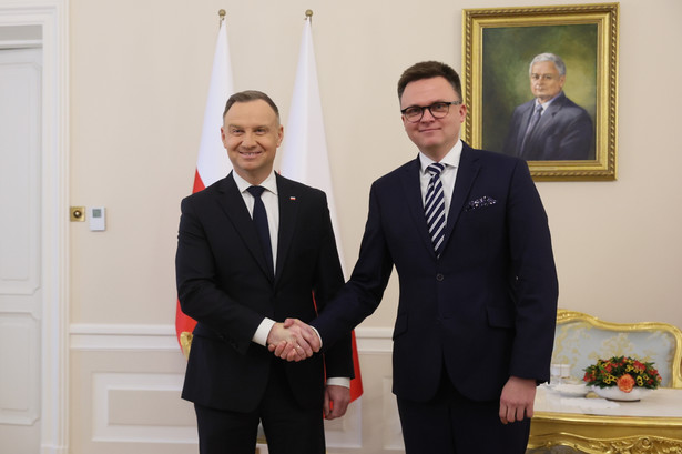 Marszałek Sejmu spotkał się z prezydentem. Trwają rozmowy