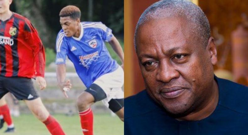 President Mahama and his son