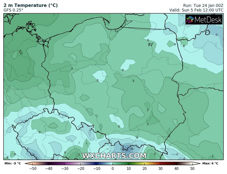 Wkroczenia mroźnej zimy na dłużej nie widać co najmniej przez kolejne dwa tygodnie