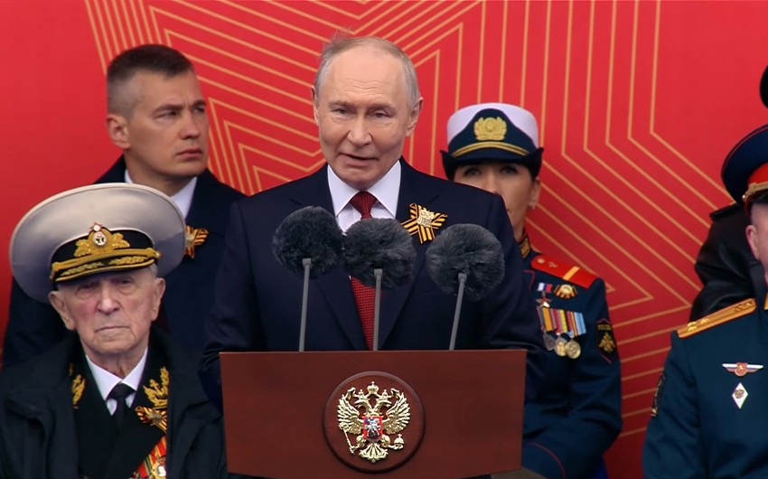 Vladimir Putin, vojna parada, Dan pobede