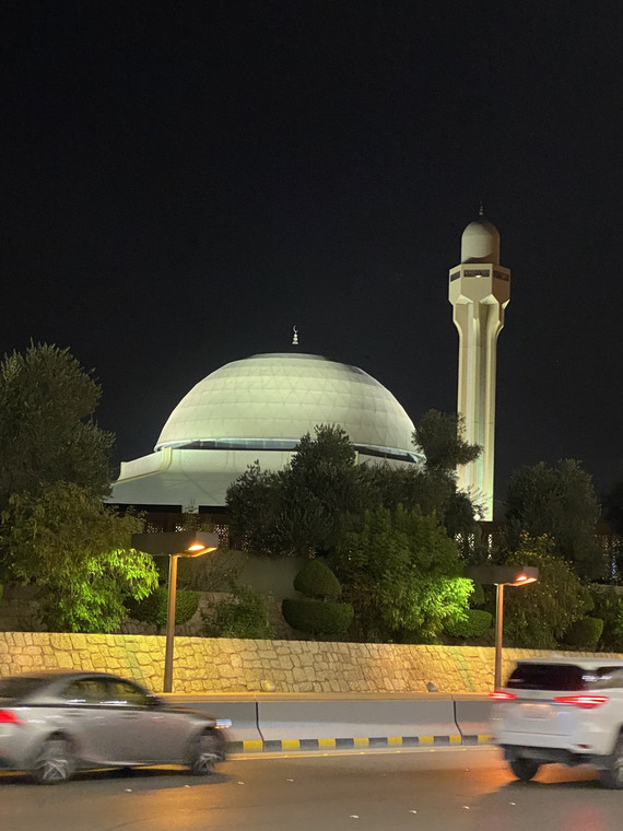 Meczet znajdujący się tuż obok lotniska w Rijadzie