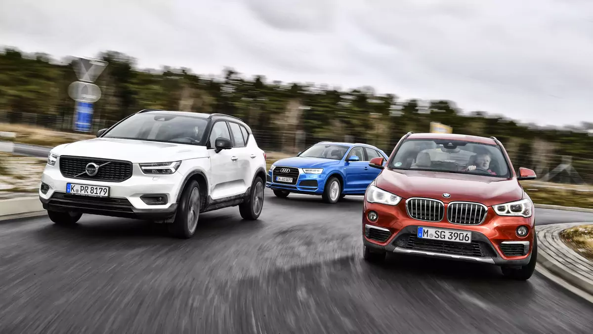 Drzwi do klasy premium otwarte? Porównanie: Volvo XC40 vs. Audi Q3, BMW X1