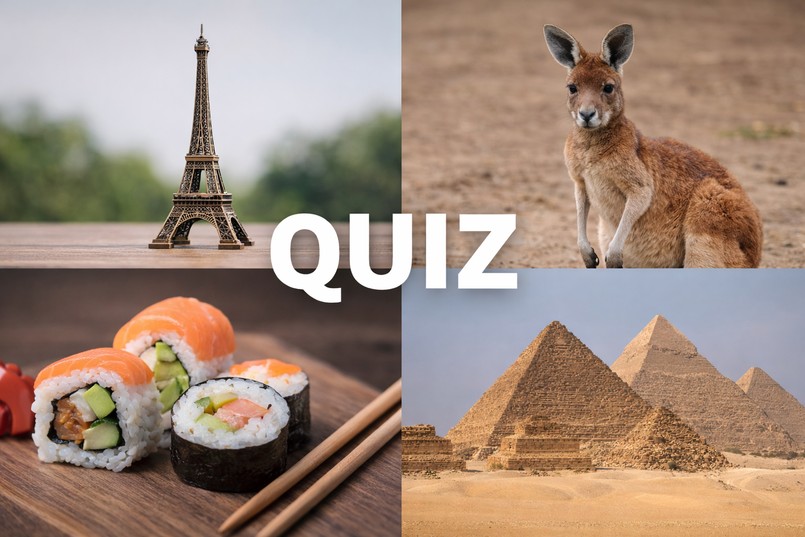 quiz geografia kraj symbol