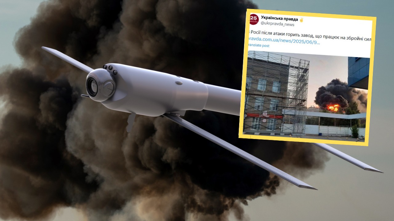 Po ataku dronów płonie fabryka w Rosji. To istotny dostawca dla sił zbrojnych Putina