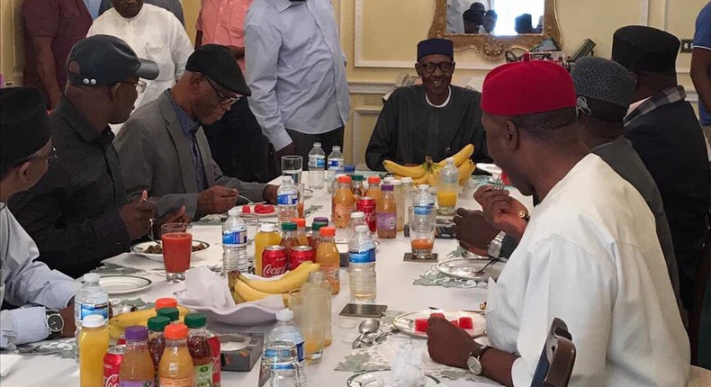 Buhari meets APC Governors and chieftains