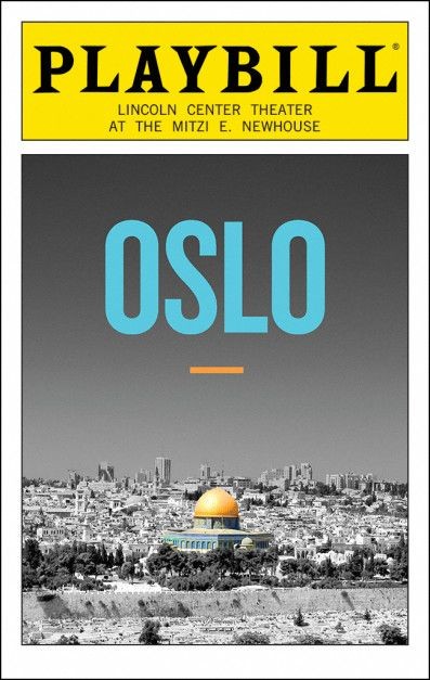 Okładka programu sztuki "Oslo"