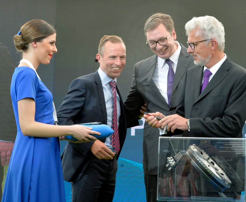 Otvaranje fabrike u Pančevu