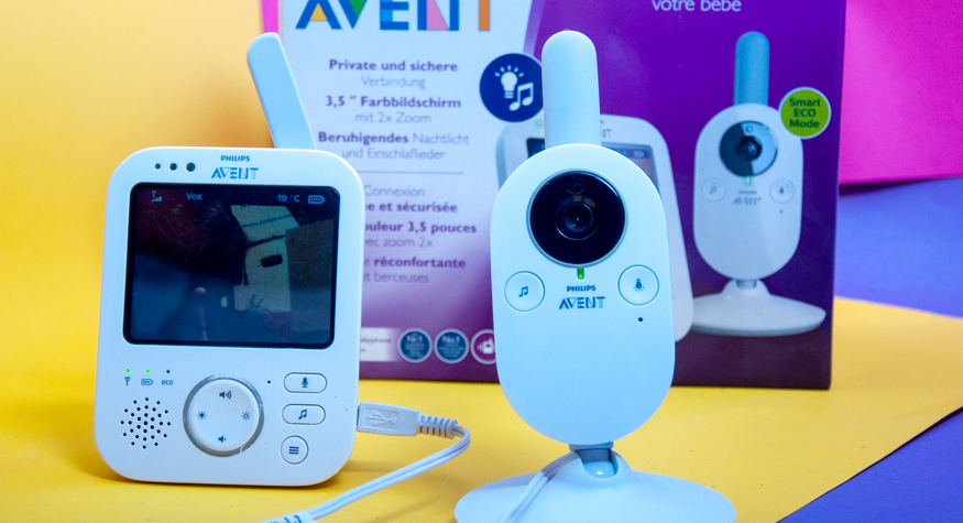 PHILIPS AVENT SCD503/26 - BabyPhone DECT connecté - Mode Smart ECO