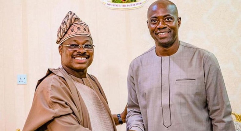 Makinde and Ajimobi. [Yes Magazine]