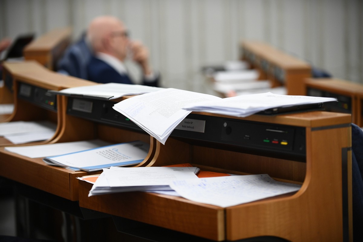 Sala obrad podczas trzeciego dnia 59. posiedzenia Senatu