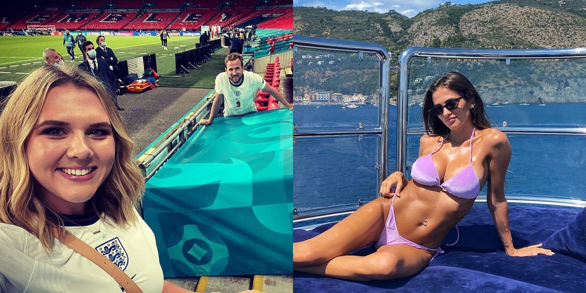 Swego czasu Harry Kane "upolował" Katie Goodland, a Ciro Immobile Jessicę Melenę 