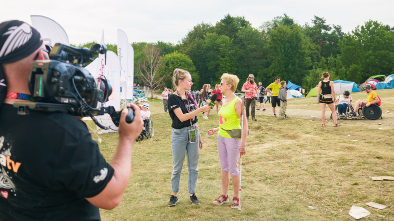 Basia (po prawej) na Pol&Rock 2019