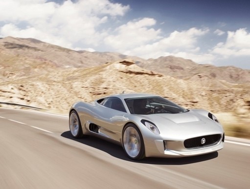 Jaguar C-X75 DRIVE CONCEPT z boku