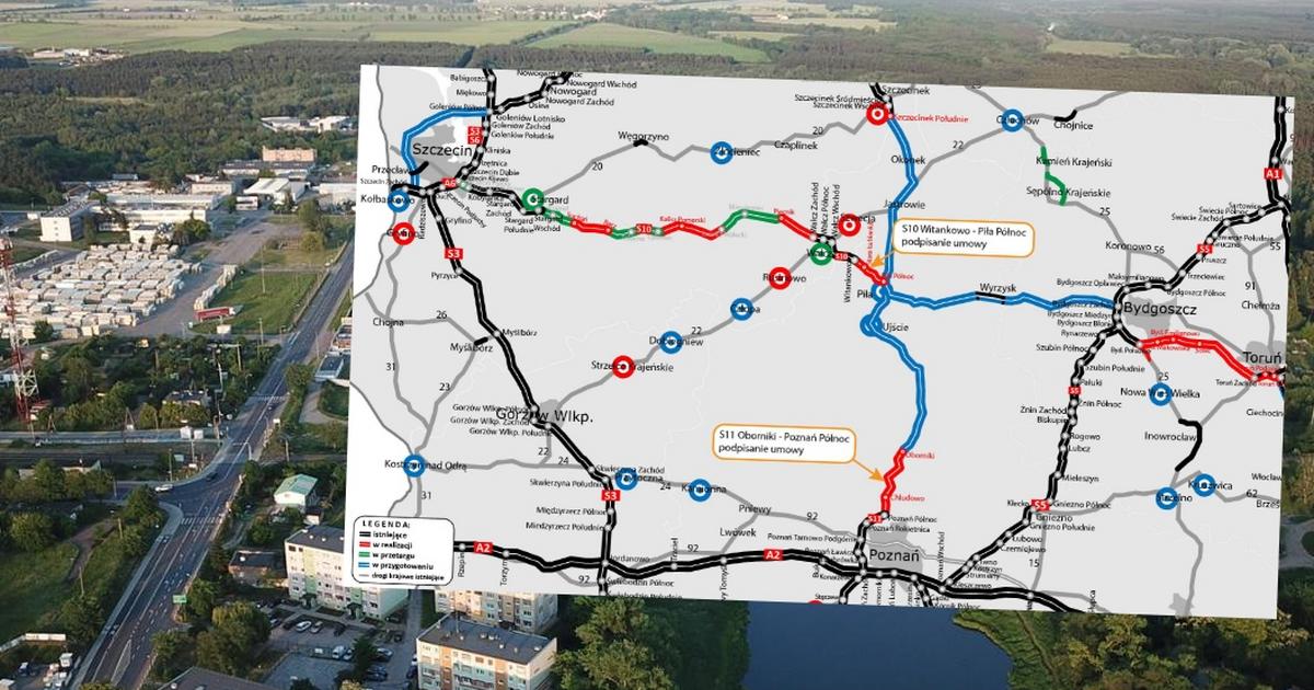  Są umowy na budowę nowych odcinków dróg S10 i S11. Pierwsza przyniesie korzyść setkom tysięcy kierowców