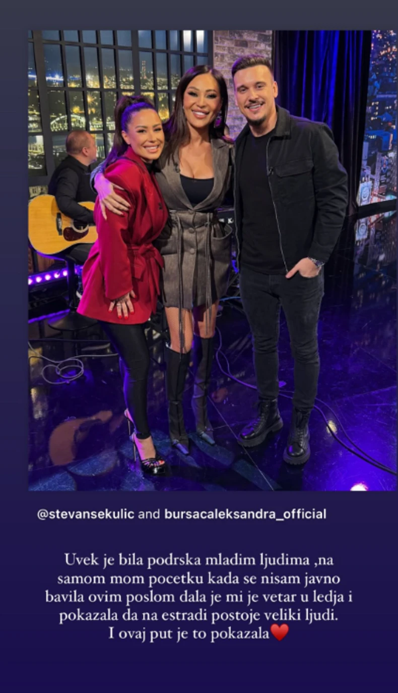 Aleksandra i Stevan u emisiji "Ceca show"