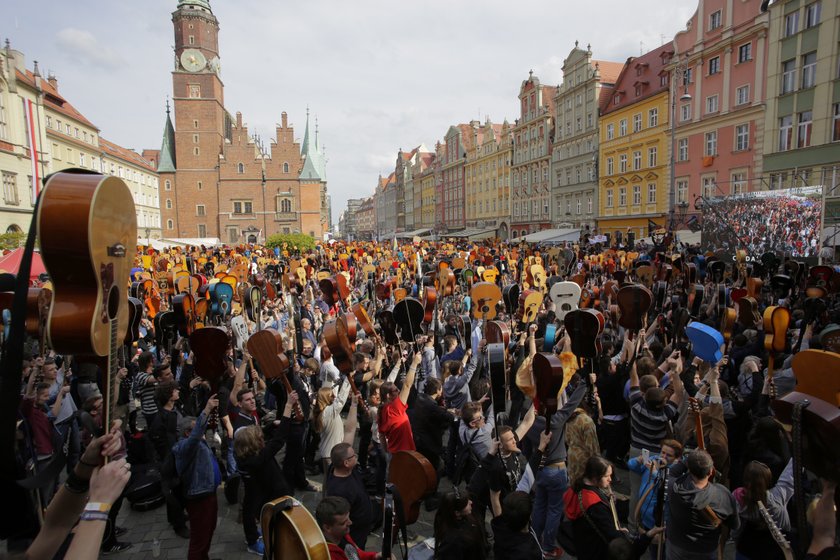 Gitarowy Rekord Guinnessa 2016 we Wrocławiu