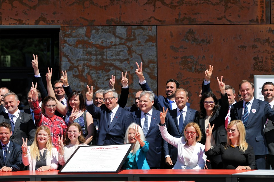 Podpisanie Deklaracji Wolności i Solidarności