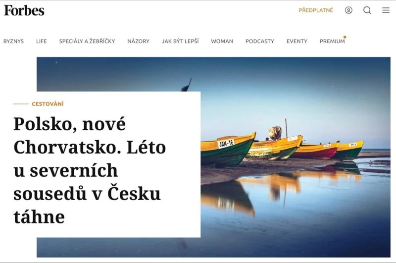 Czeski "Forbes" napisał niedawno, że Polska to nowa Chorwacja. Czescy turyści masowo zaczęli jeździć nad polskie morze