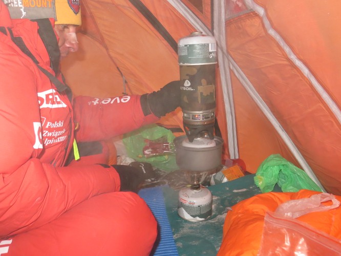 Wyprawa na Broad Peak - Artur Małek obozie III
