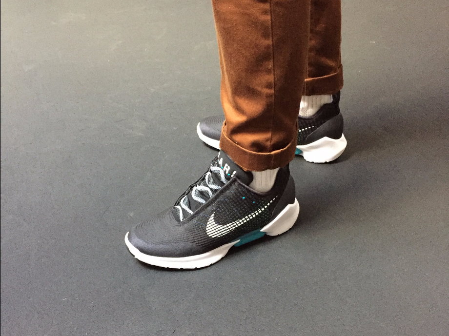 Nike made a $720 pair of futuristic sneakers that can lace themselves up —  here's what they're like to wear