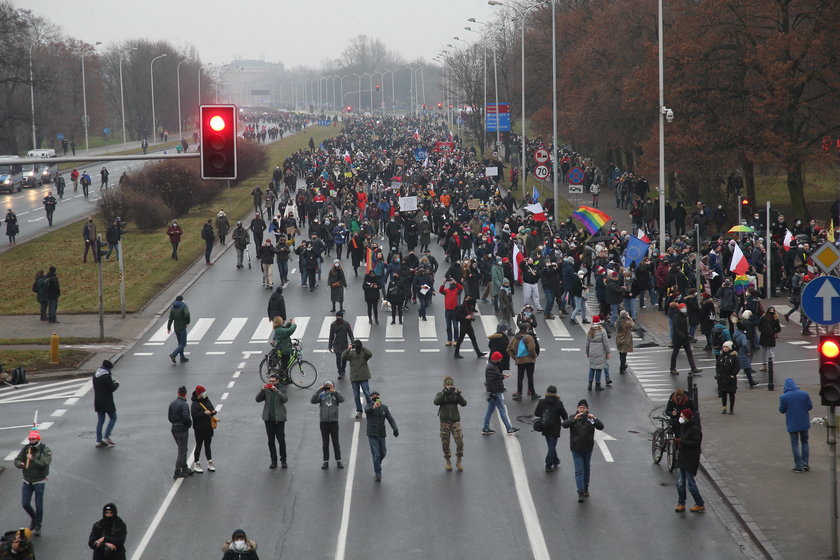 Strajk Kobiet w Warszawie