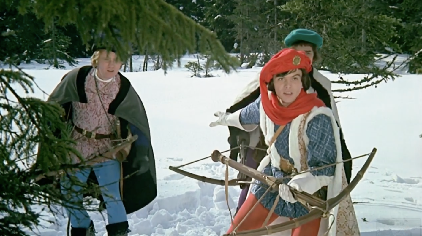 Natáčanie rozprávky Tři oříšky pro Popelku prebiehalo v poriadnych mrazoch. 