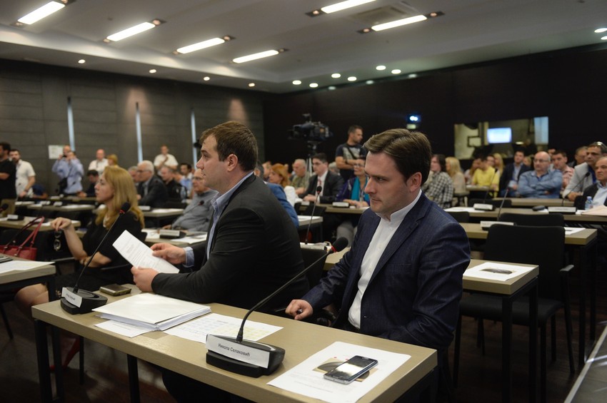 Nikola Selaković danas u skupštinskoj sali na Vračaru