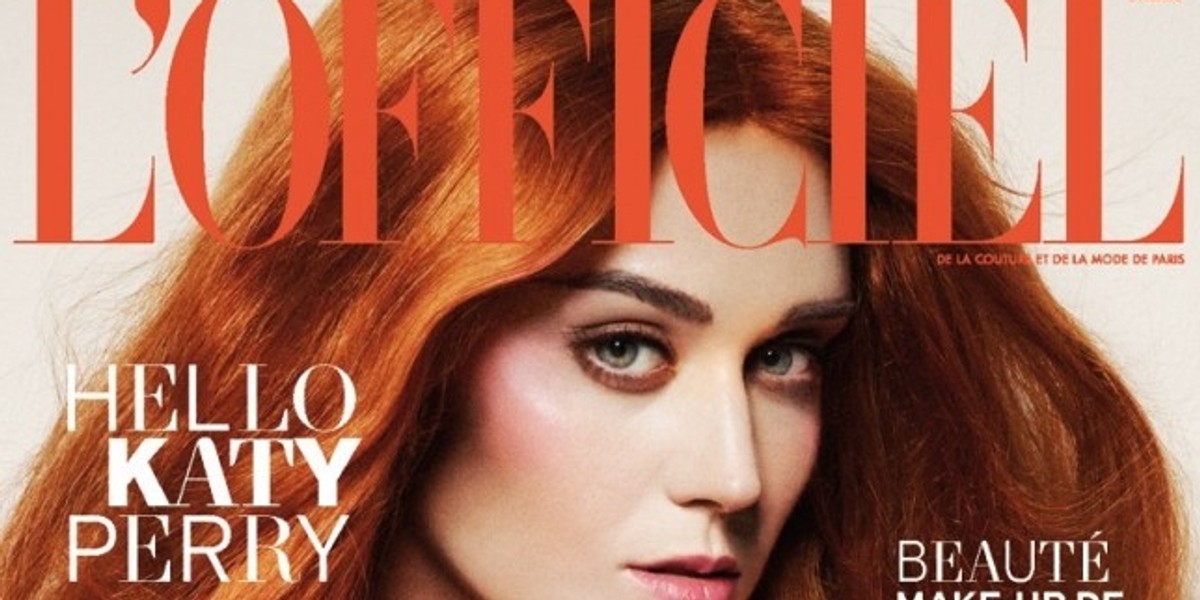 Katy Perry w L'Officiel