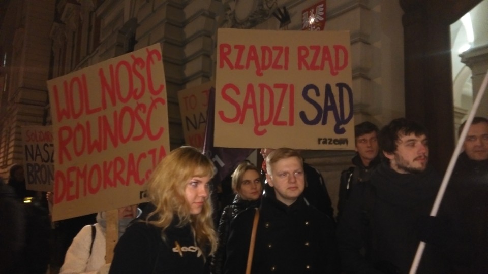 Protest przeciw PiS