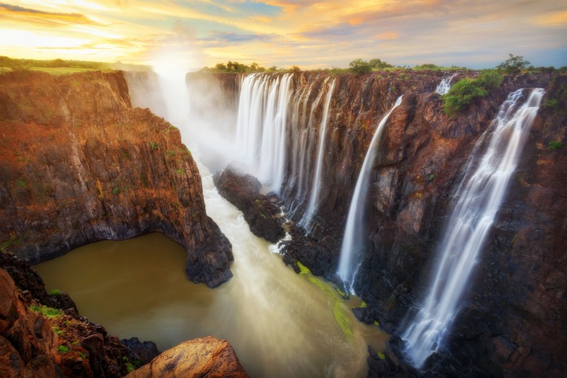 Victoria,Falls,In,Zambia,And,Zimbabwe