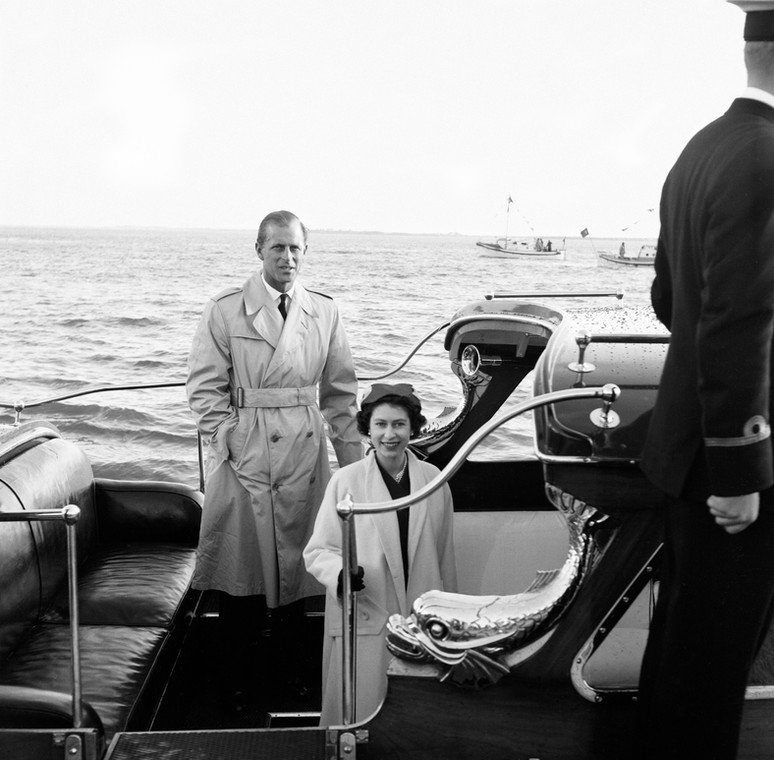 Królowa Elżbieta i książę Filip w Lizbonie, 1957 rok