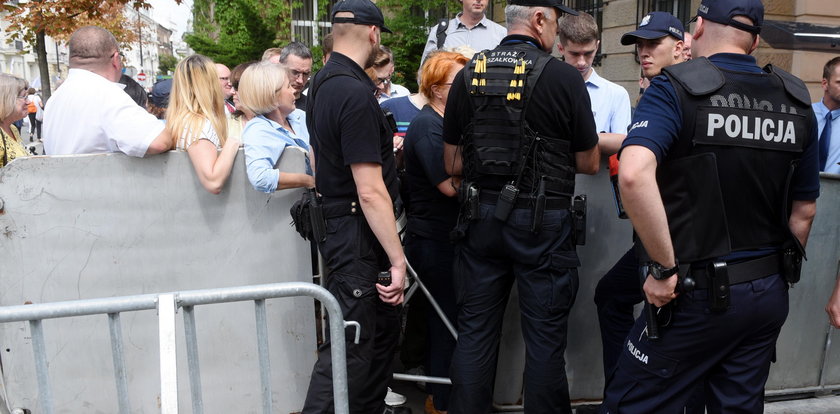 Dwie osoby zatrzymane po proteście przed Sejmem