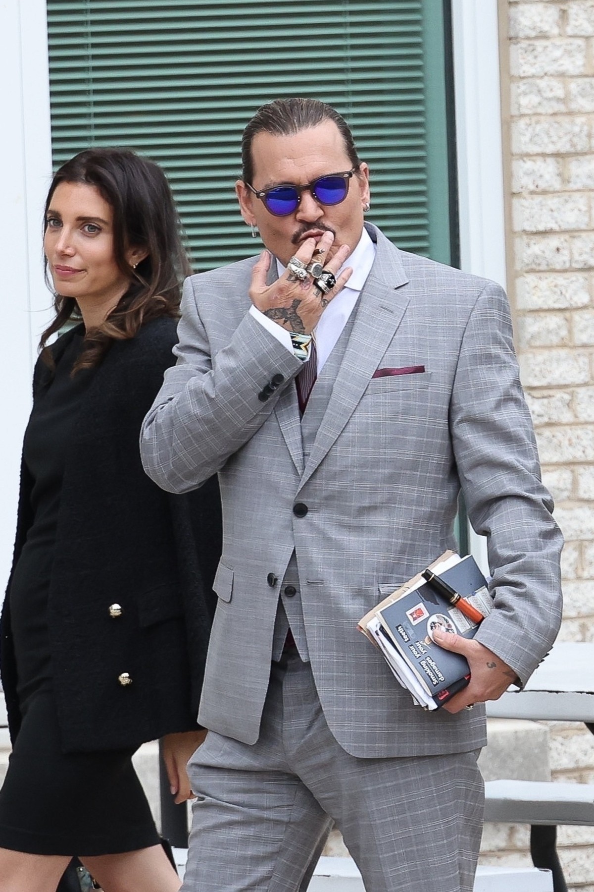 Johnny Depp so svojou novou priateľkou Joelle Rich.