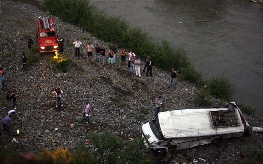 autobus, ofiary, wypadek, Albania