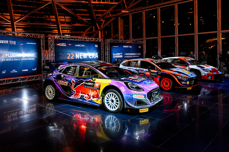 Prezentacja samochodów Rally1 w sezonie WRC 2022