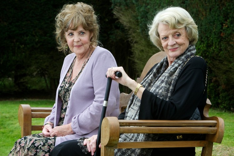 Pauline Collins i Maggie Smith w filmie 'Kwartet'