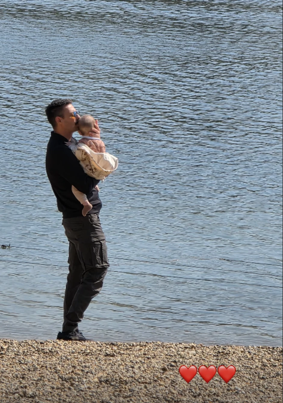 Milan Vasić sa sinom