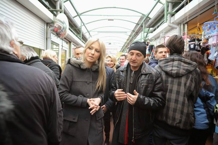 MAgdalena Ogórek, była dziennikarka i aktorka, obecnie kandydatka SLD na prezydenta.