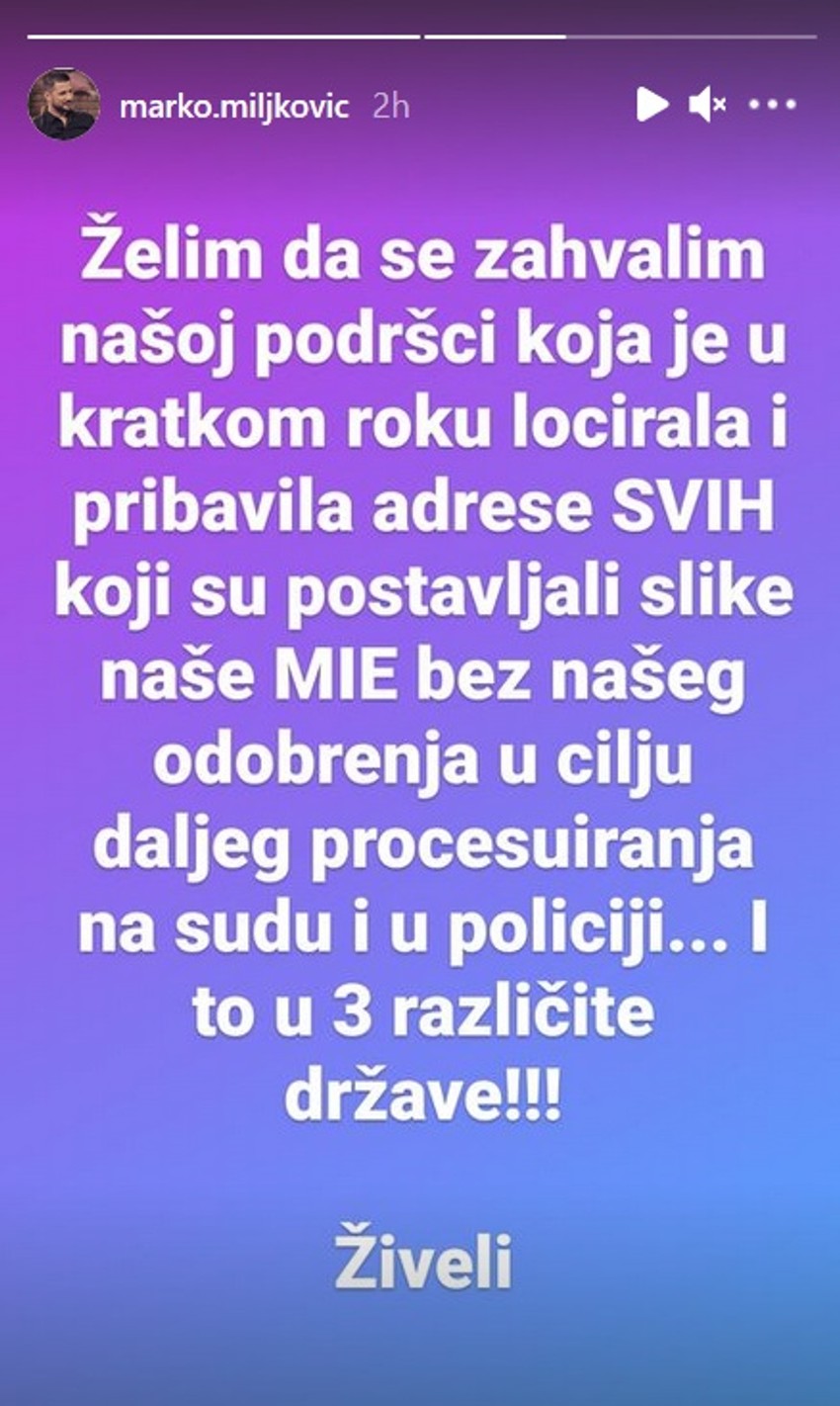 Marko Miljković - objava