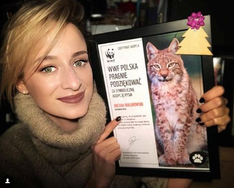 Akcja WWF: Urszula Dębska dla Michała Malinowskiego