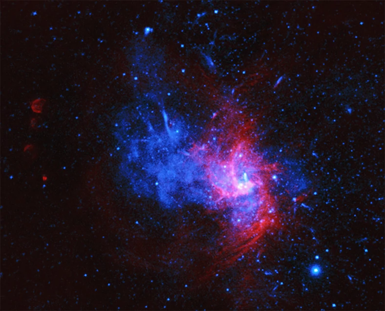 Sagittarius A East na obrazie z obserwatorium Chandra