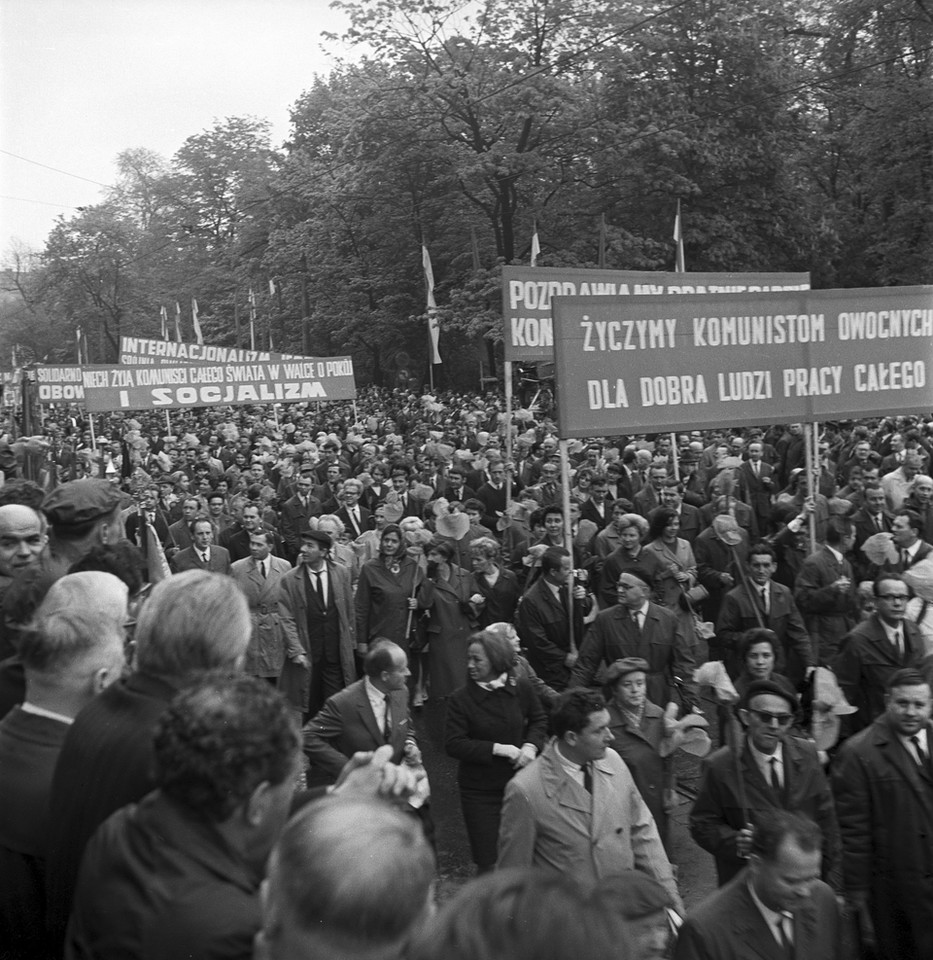 Obchody 1 Maja Kraków, Nowa Huta/ 1968 rok